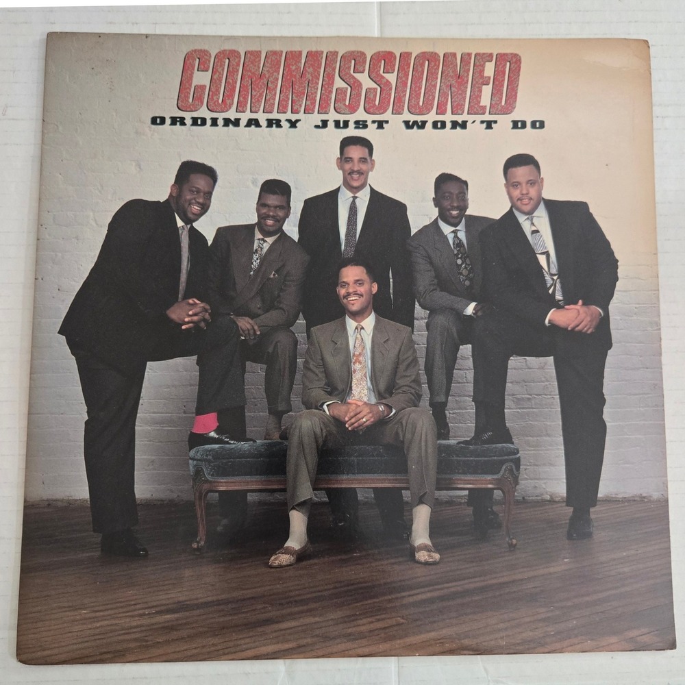 Commissioned Ordinary Just Won't Do Vinyl LP Album Light 1989 Made in USA Gospel